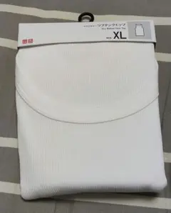 ユニクロ リブタンクトップ ホワイト XLサイズ