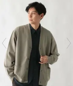 Global Work メルティVカーディガン/581032 グレージュ　S
