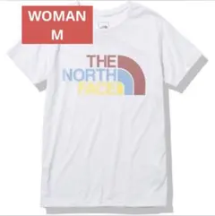 ノースフェイス　半袖Tシャツ（白・M） ショートスリーブカラフルロゴティのサムネイル