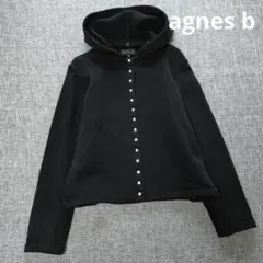 アニエスベー　フード取外し可　国内正規品　カーディガンプレッション　2way