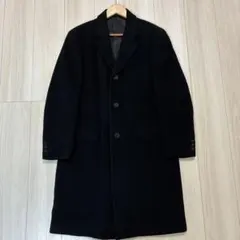 美品 シップス チェスターコート ロング カシミヤ混 super140 0757
