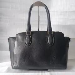 DAKS　ダックス　ハンドバック　肩掛け　2way　ショルダー　三層式　黒のサムネイル