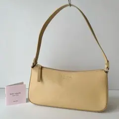【Kate spade】ケイトスペード　ワンショルダーバッグ　ベージュ　イエロー