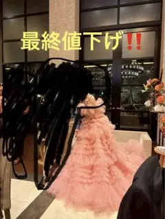 ピンクカラードレス カラードレス 結婚式ドレス