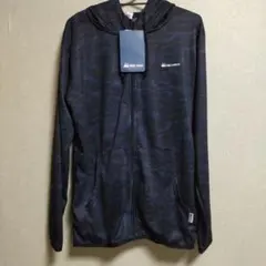 新品タグ付 FIRST DOWN フルジップパーカー ネイビーブラックカモ M