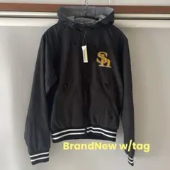 【タグ付新品未着用/希少】ソフトバンクホークス ダブルフェイスフーディー S