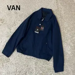 【激レア】VAN ジャケット サイズM　スイング　ブルゾン ネイビー 激レア】VAN ジャケット サイズM スイング ブルゾン ネイビー