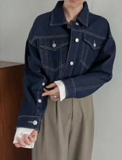 Dazy クロップドデニムジャケット