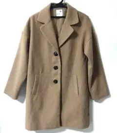 earth music＆ecology　 チェスターコート　キャメル