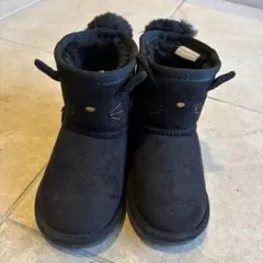 ムートンブーツ　ネコ　15cm