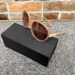 7007.●美品●FURLA フルラ オーバル サングラス ピンクベージュ系のサムネイル