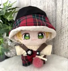 あんスタ　いつぬいサイズ　10cmぬい服 12cmぬい服　赤チェック　秋冬