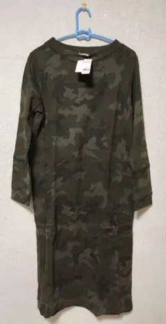 新品未使用 GLOBAL WORK アソートハイネックミディワンピース Lサイズ