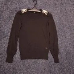BURBERRY BLUE LABEL トグル 丸首 ニットカーディガン - メルカリ