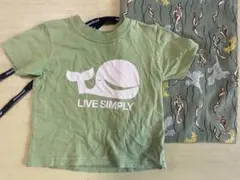 Patagonia グリーン Tシャツ　2t