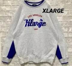 XLARGE エクストララージロゴゆるダボスウェット トレーナー L