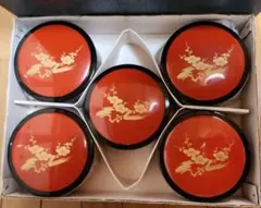 お椀　合成漆器　5つセットタイムセール中～のサムネイル