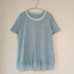 cest chica bleu セシカブルー/ライトブルーの半袖 Tシャツ 38のサムネイル