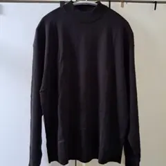 【ユニクロ】メリノブレンドモックネックセーター ブラウン