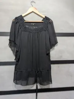 J&R シフォンブラウス M 黒系 ★0041のサムネイル