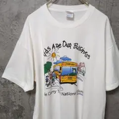 ビンテージ　ヘインズ プリントTシャツ　シングルステッチ　XLサイズ