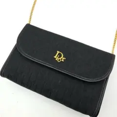 Christian Dior トロッター キャンバス チェーン ショルダーバッグ