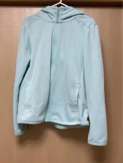ユニクロ エアリズム ドライフルジップパーカー 130cm 水色