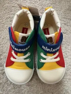 ミキハウス　セカンドシューズ　マルチカラー　15cm MIKIHOUSE 日本製