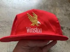 激レアプリント USAデッドストック Winston タバコ トラッカーキャップ