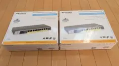 【新品未開封】【2台セット】NETGEAR GS108PP-100AJS