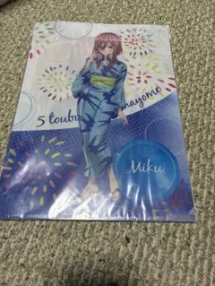 五等分の花嫁　三久　クリアファイル　浴衣