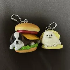 サンエックスにゃんにゃんにゃんこバーガーシリーズチャームセット