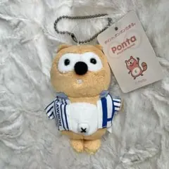 Ponta ポンタ ぬいぐるみ マスコット ローソン　ボールチェーン　非売品 Ponta ポンタ ぬいぐるみ マスコット ローソン ボールチェーン 非売品