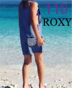 新品✨110　ROXY　ロキシー　キッズ　水着 サロペット✨ラッシュパンツ