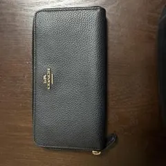 COACH ブラックレザー 長財布【期間限定】