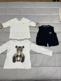 Burberry クマ刺繍 Tシャツ・ベスト セット 2歳のサムネイル
