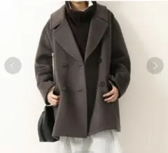 ジャーナルスタンダード relume BellandiメルトンPコート36 黒 - メルカリ