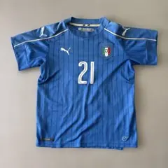 イタリア代表　2016　Puma　ユニフォーム　21番　アンドレア・ピルロ　Sのサムネイル