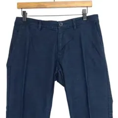 シンプルライフ　チノパン　ネイビー　M