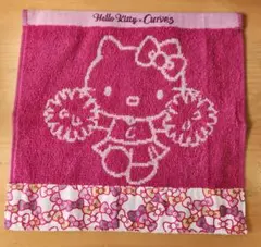 ハローキティ x カーブス タオルハンカチ