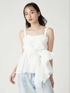 フレイアイディー ラッフルヘムデザインキャミソール 1 | Mercari