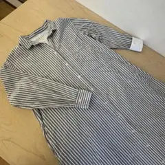 cloudnine ストライプ シャツワンピース ロングシャツ