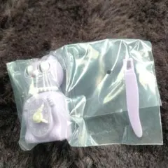 Kit-Cat Klock　ミニチュアチャーム　パープル　ガチャ