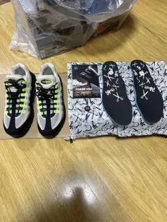 Nike Air Max 95 ブラック/ネオングリーン/DNHMデンハム