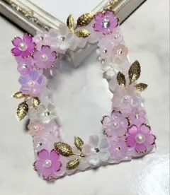 ホイップデコ　トレカケース　B8 紫　ピンク　ゴールド⭐︎推し活　硬質ケース　桜