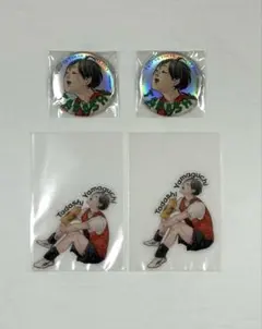 山口忠　ハイキュー!!　ジャンプGIGA　付録クリアカード・缶バッジ