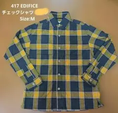 417 EDIFICE チェックシャツ 　Size:Mのサムネイル