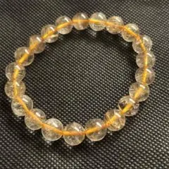 ルチルクォーツ約9ミリ　ブレスレット