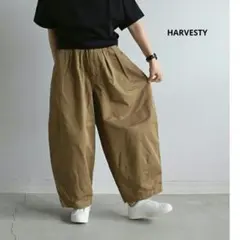 HARVESTY ハーベスティ コットンチノクロスサーカスパンツ カーキベージュのサムネイル