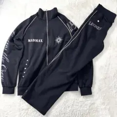 CRAZYTRIBE トラックスーツ セットアップ M 新品 黒 ロゴ刺繍 - メルカリ